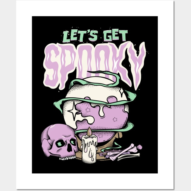 Let's Get Spooky: Embrace the Halloween Fright Wall Art by neverland-gifts